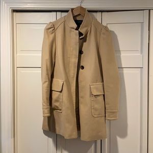 Banana Republic Mock Neck Peacoat